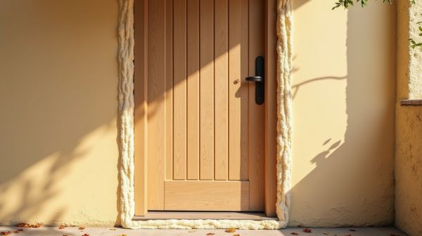 Protégez votre maison avec une bande isolante pour une porte
